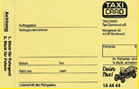 abbildung taxi- card